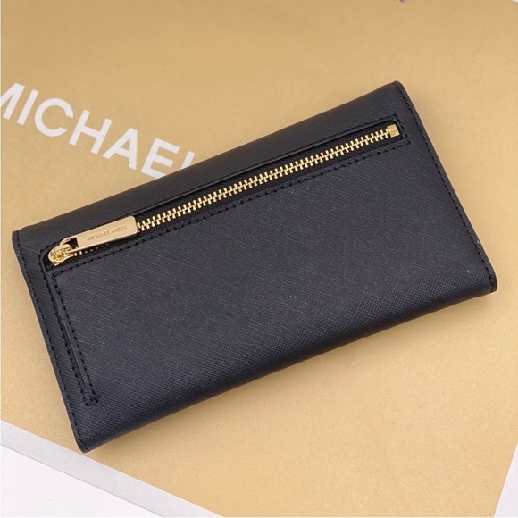 Michael Kors Trifold Wallet Black Color - Picture 7 of 7